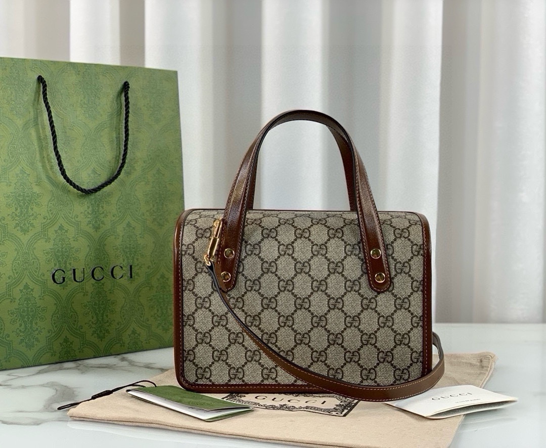 Gucci Horsebit 1955 Series Small Handbag Brown